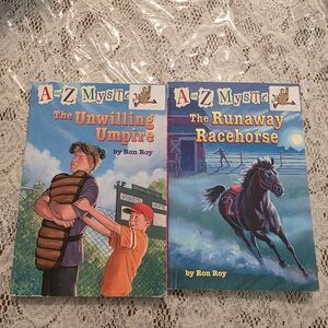 A to Z Mysteries Book Bundle The Runaway Racehorse And The Unwilling Umpire